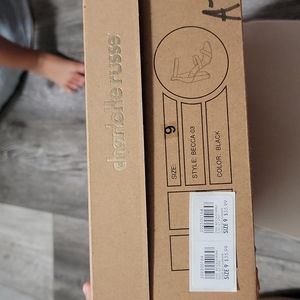 Charlotte russe black heels size 9